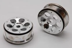 XTM Racing Wheel-6-Shot/Light Silver/Pk2 Rail