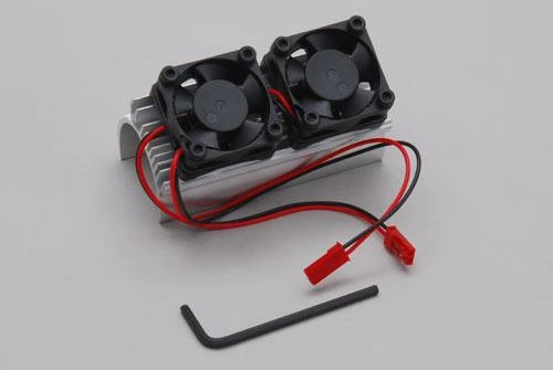 XTM Racing Heat-Sink W/Fans XT2e Opt/Rail Std 3 XTM Racing Heat-Sink W/Fans XT2e Opt/Rail Std