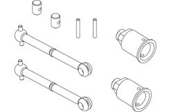 Thunder Tiger Rear Unini Shaft Ta