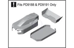 Thunder Tiger Clr Body Set X-Type Taeb